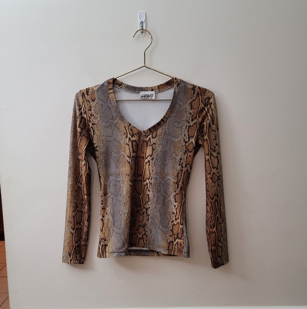 Snake Print Shirt 🐍